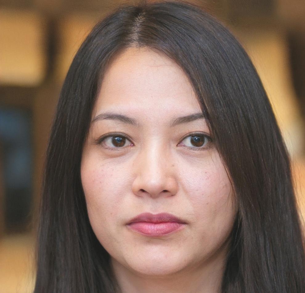 Portræt af Astrid Kensen